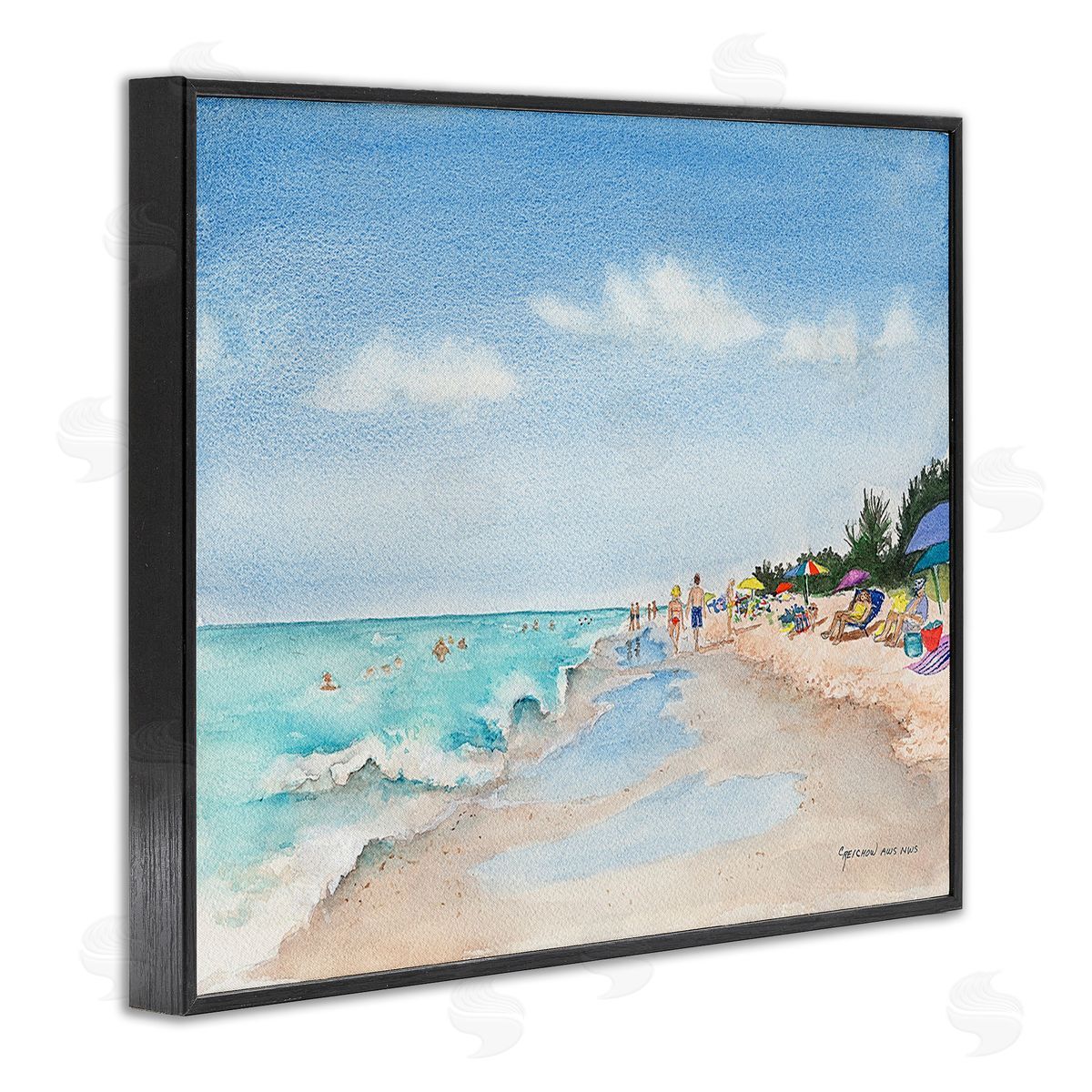 Christine Reichow Traditional Beachgoers View