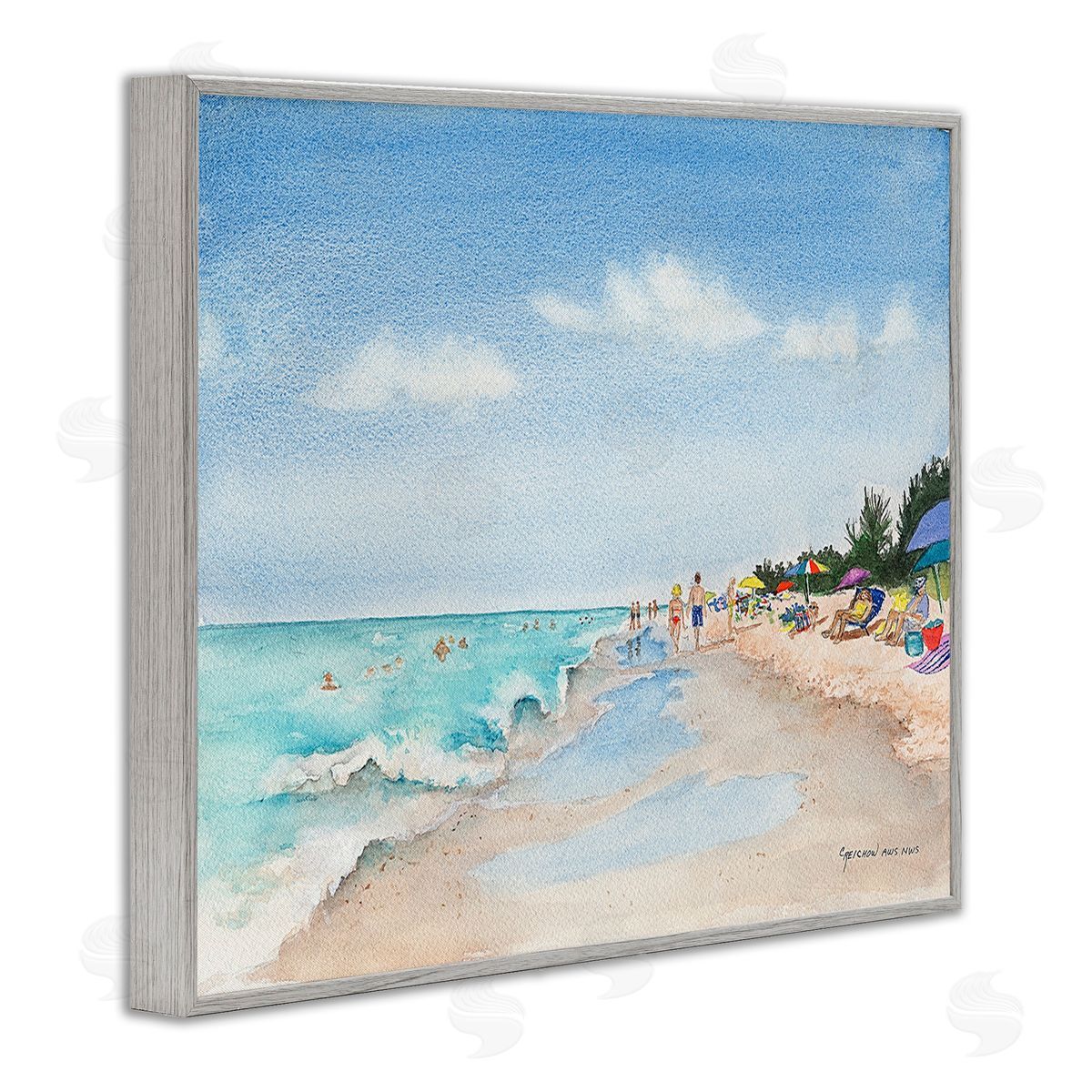 Christine Reichow Traditional Beachgoers View