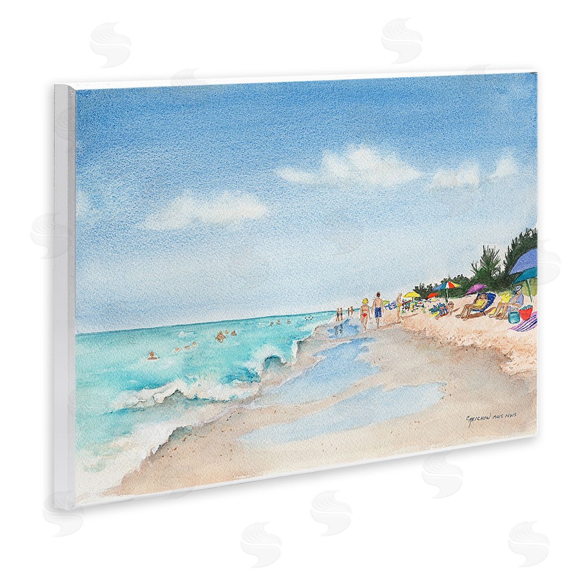 Christine Reichow Traditional Beachgoers View