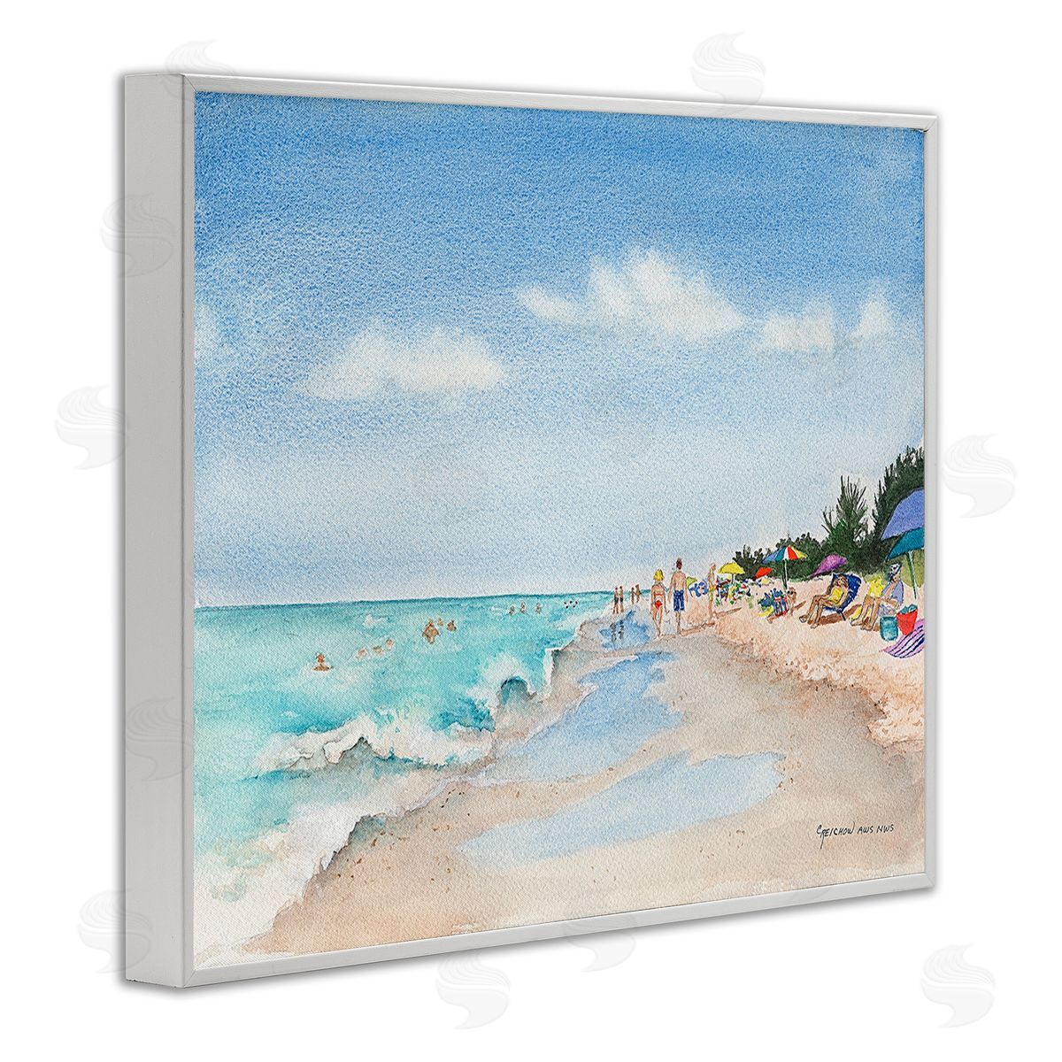 Christine Reichow Traditional Beachgoers View