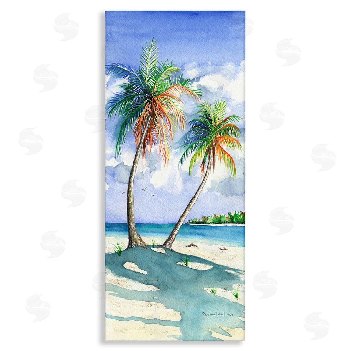 Christine Reichow Sunlit Palm Trees