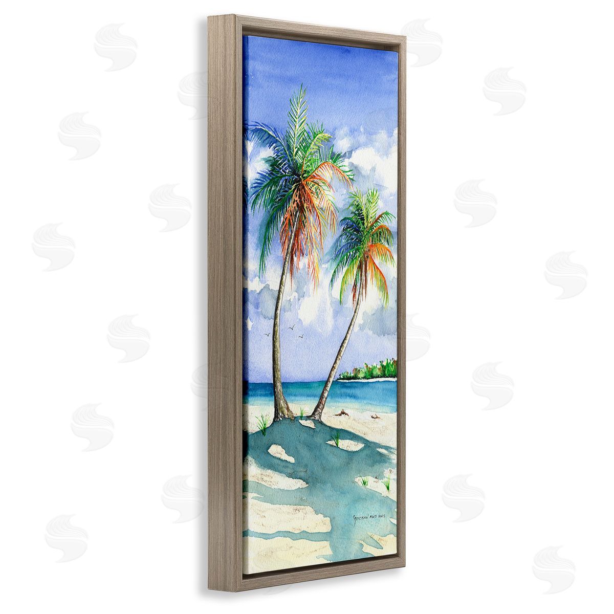 Christine Reichow Sunlit Palm Trees