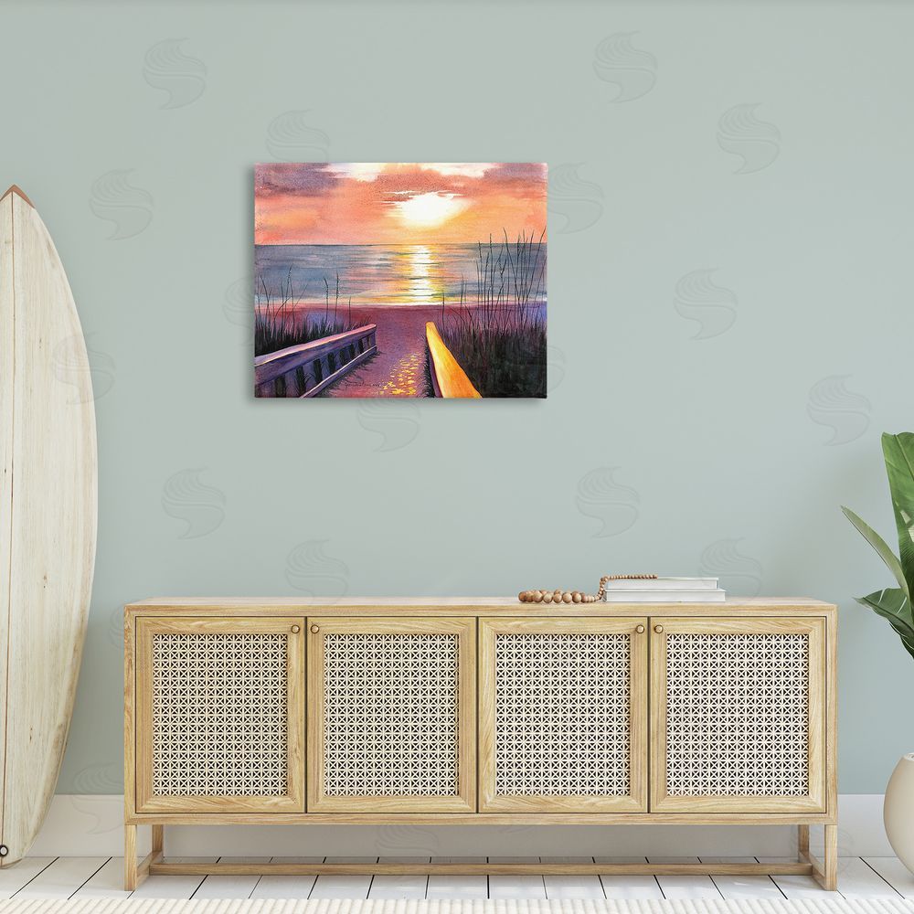 Christine Reichow Sunlit Beach Pathway