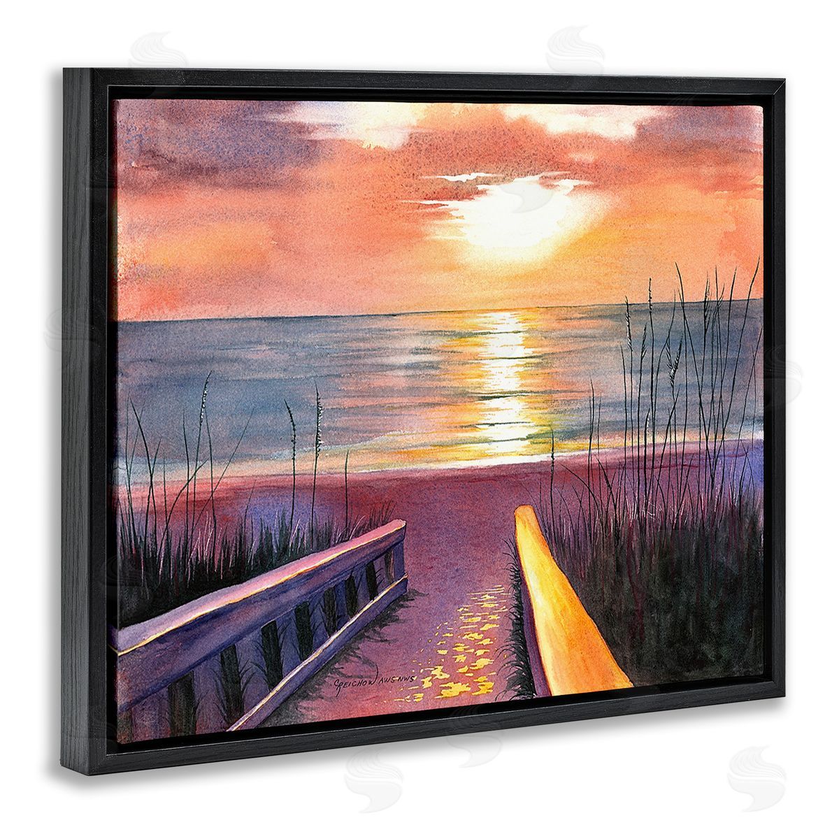 Christine Reichow Sunlit Beach Pathway