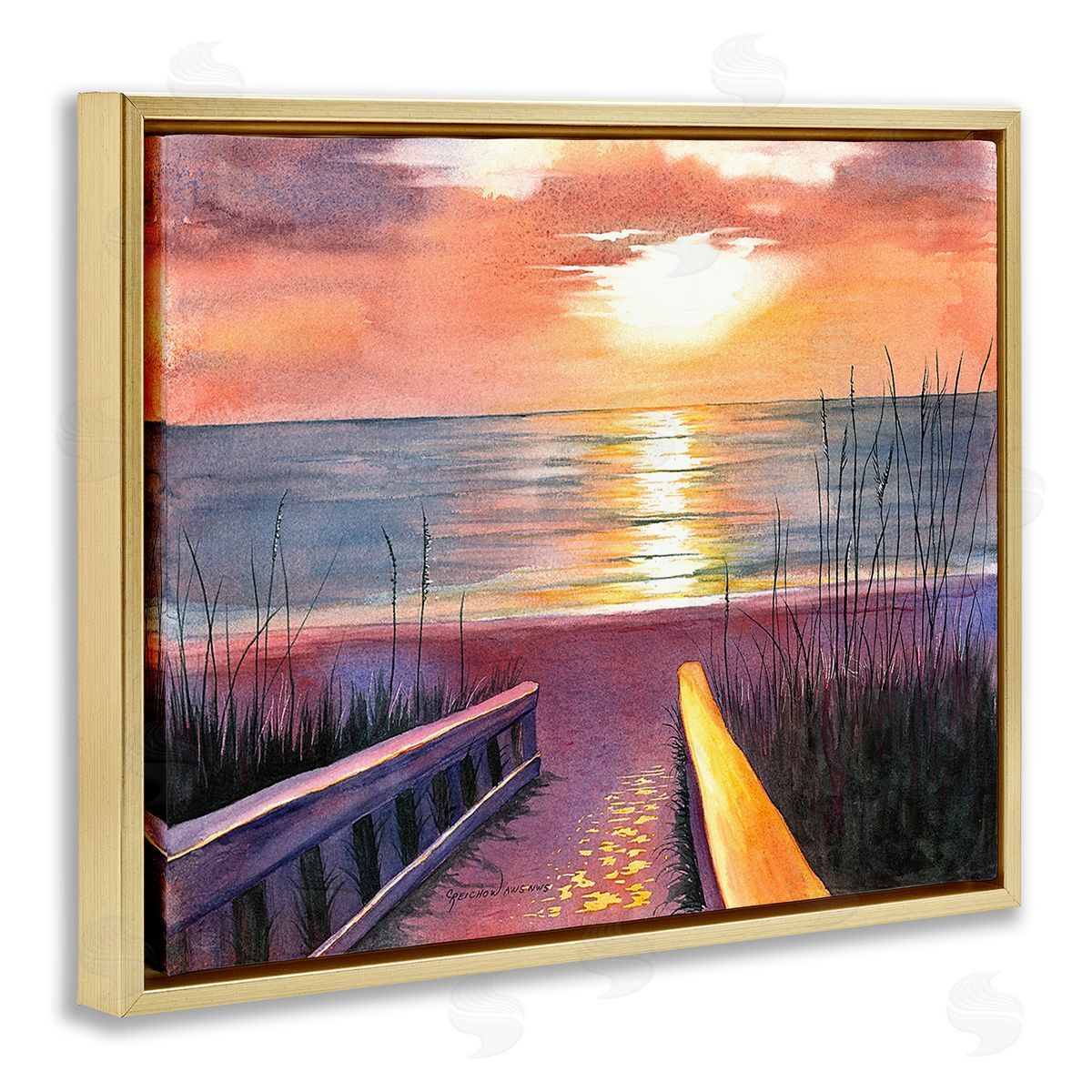 Christine Reichow Sunlit Beach Pathway