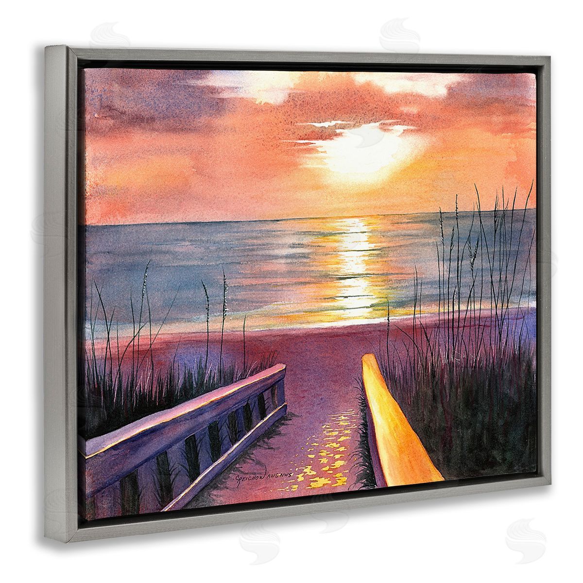 Christine Reichow Sunlit Beach Pathway