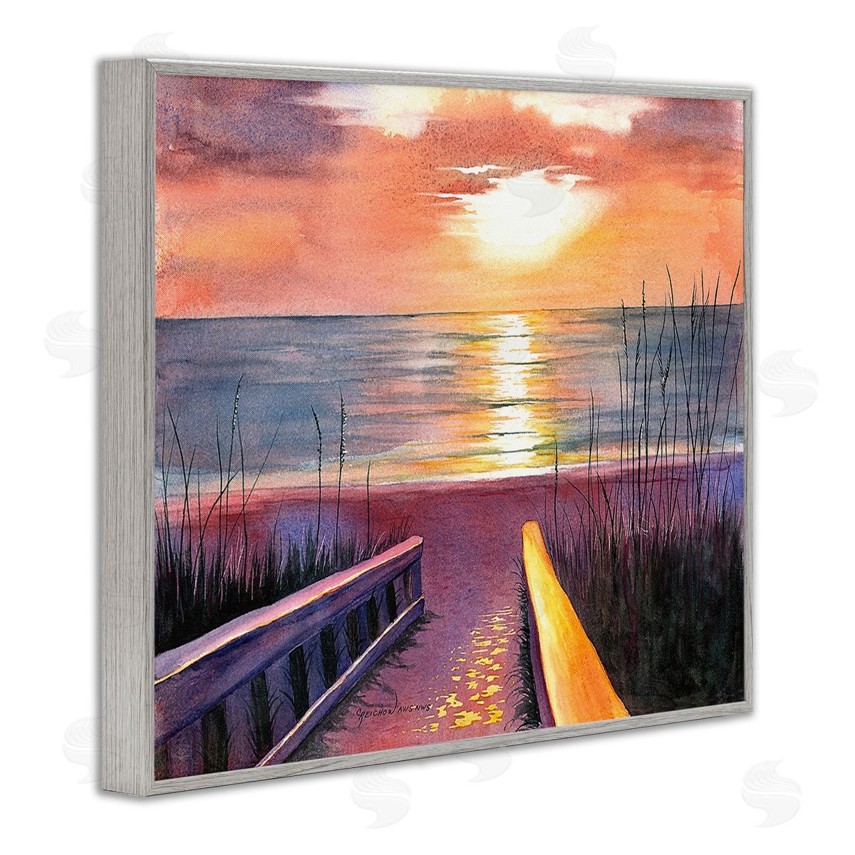 Christine Reichow Sunlit Beach Pathway