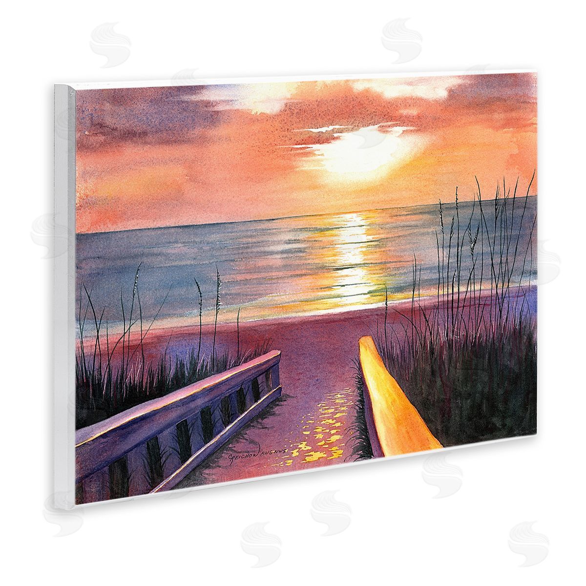 Christine Reichow Sunlit Beach Pathway