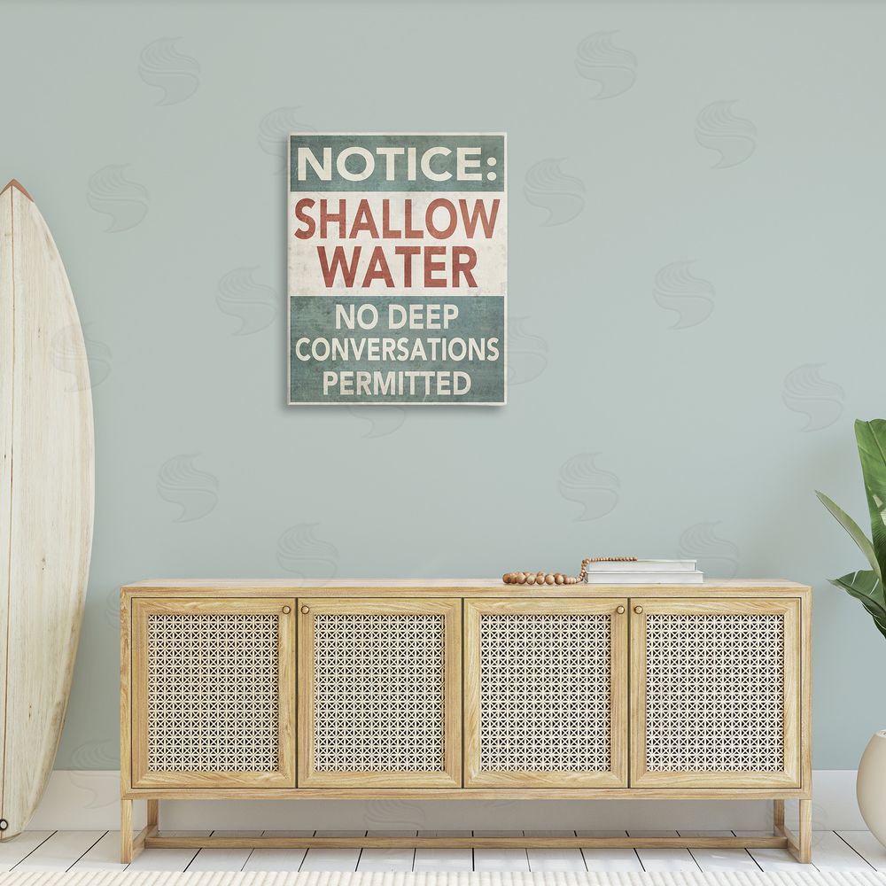 Graffitee Studios Vintage Shallow Water Phrase