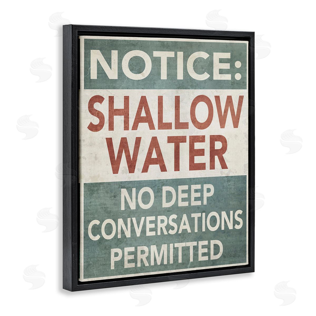 Graffitee Studios Vintage Shallow Water Phrase