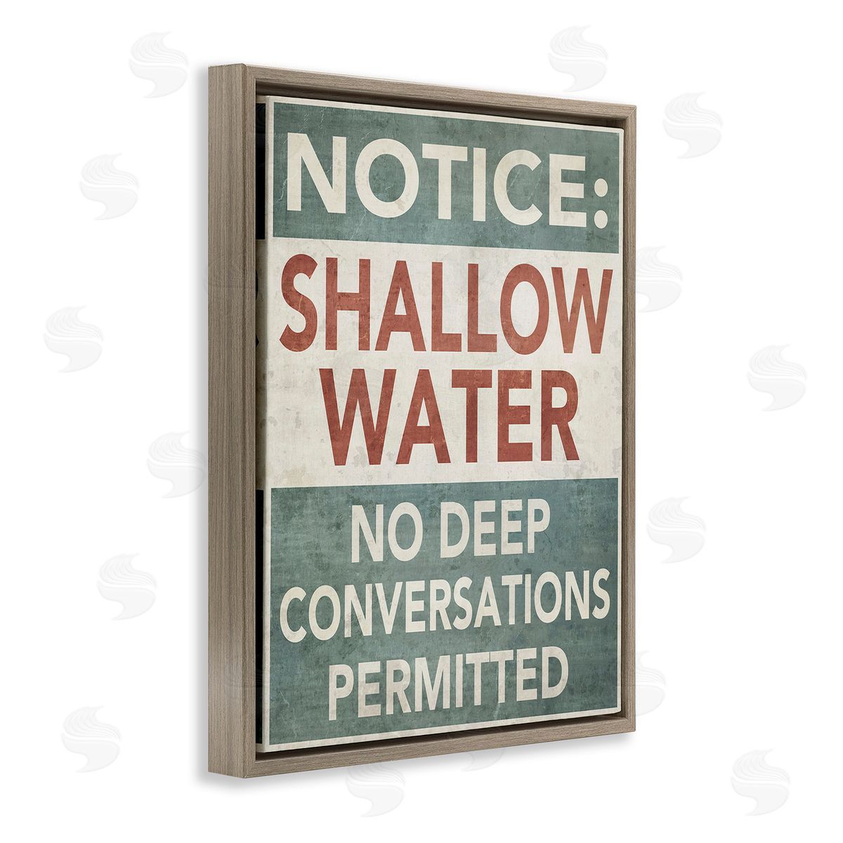 Graffitee Studios Vintage Shallow Water Phrase