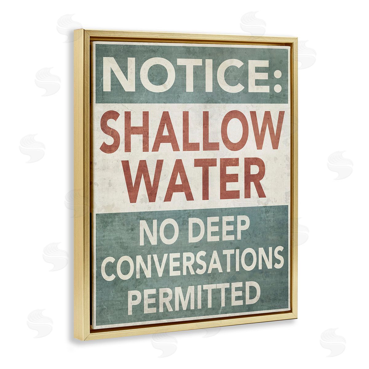 Graffitee Studios Vintage Shallow Water Phrase