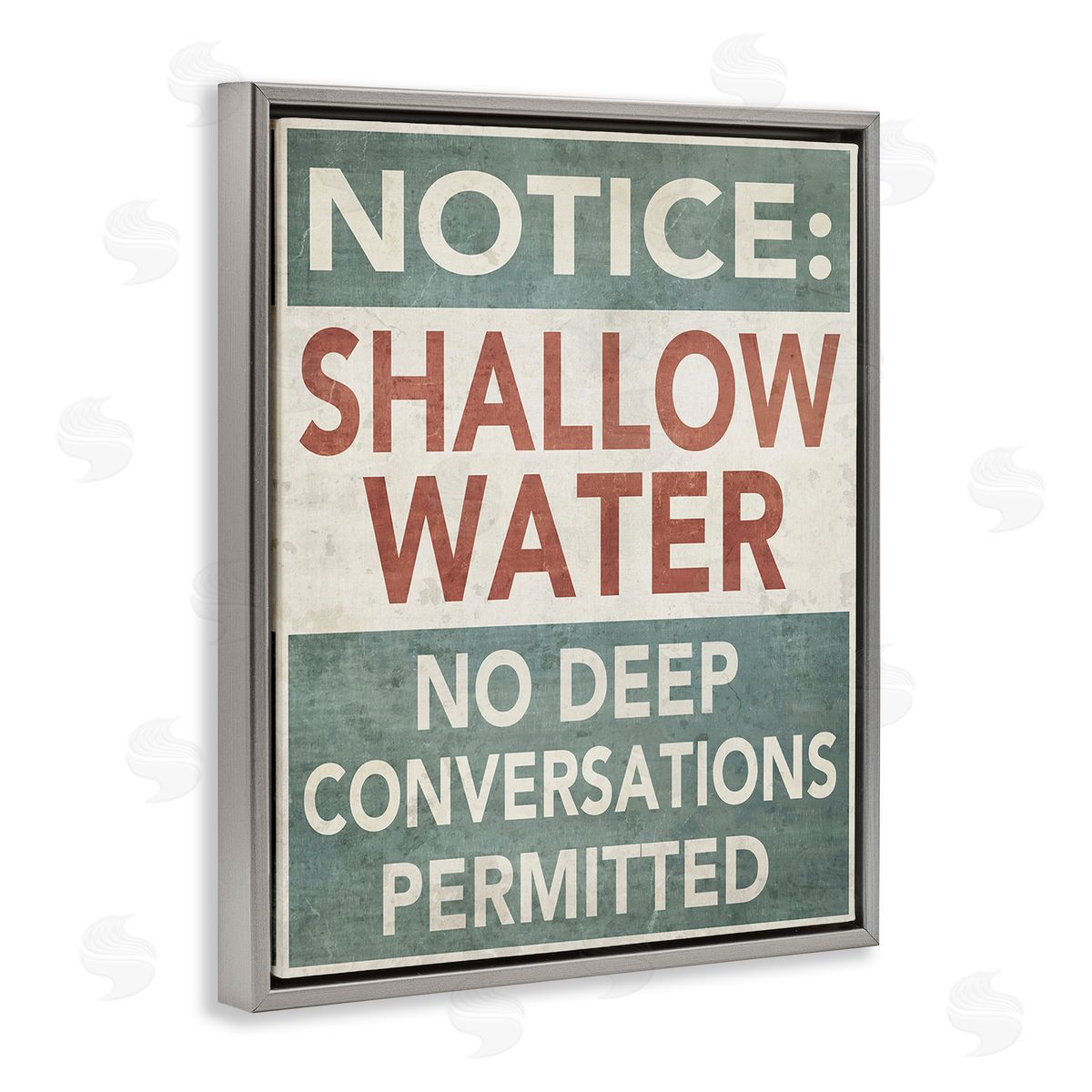 Graffitee Studios Vintage Shallow Water Phrase