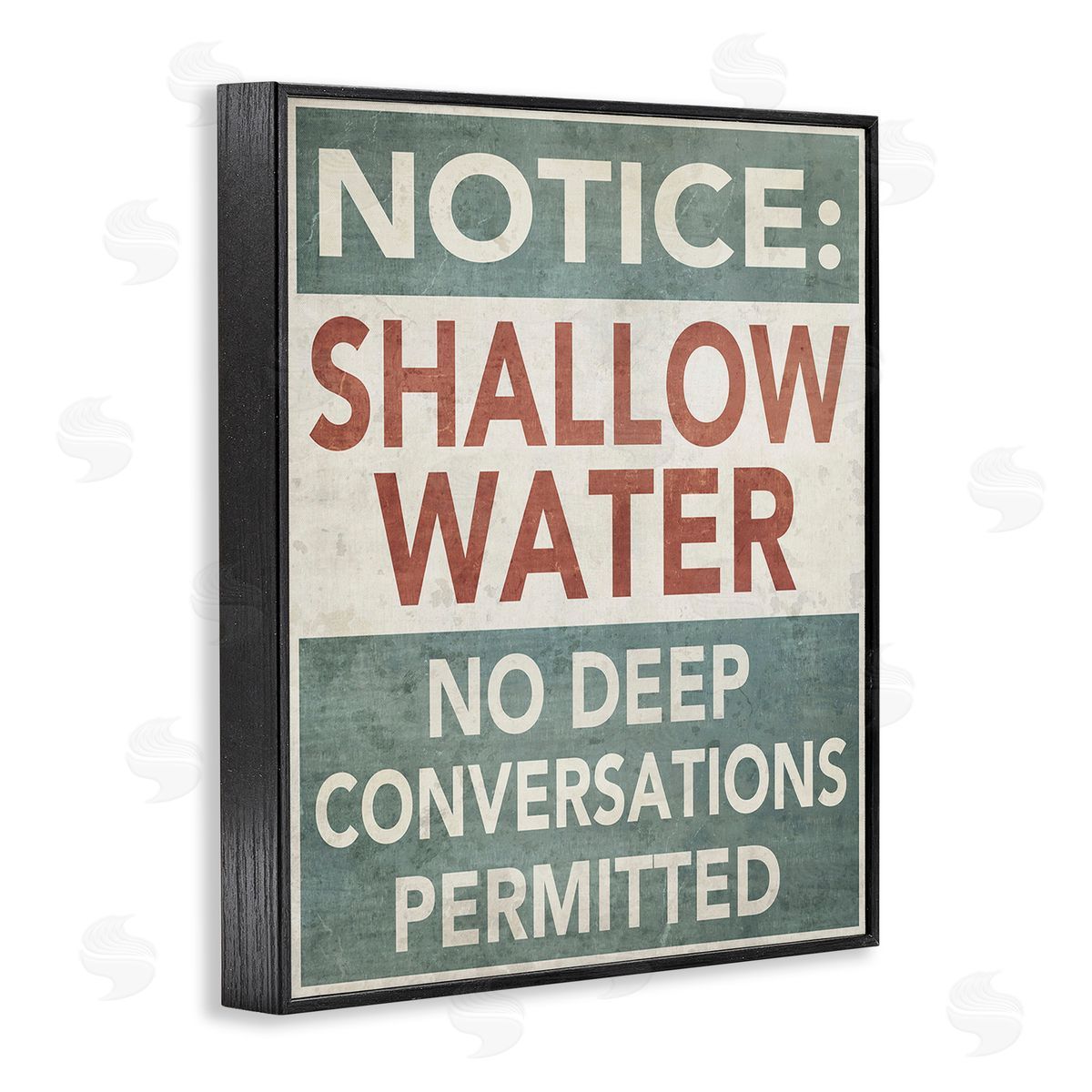 Graffitee Studios Vintage Shallow Water Phrase