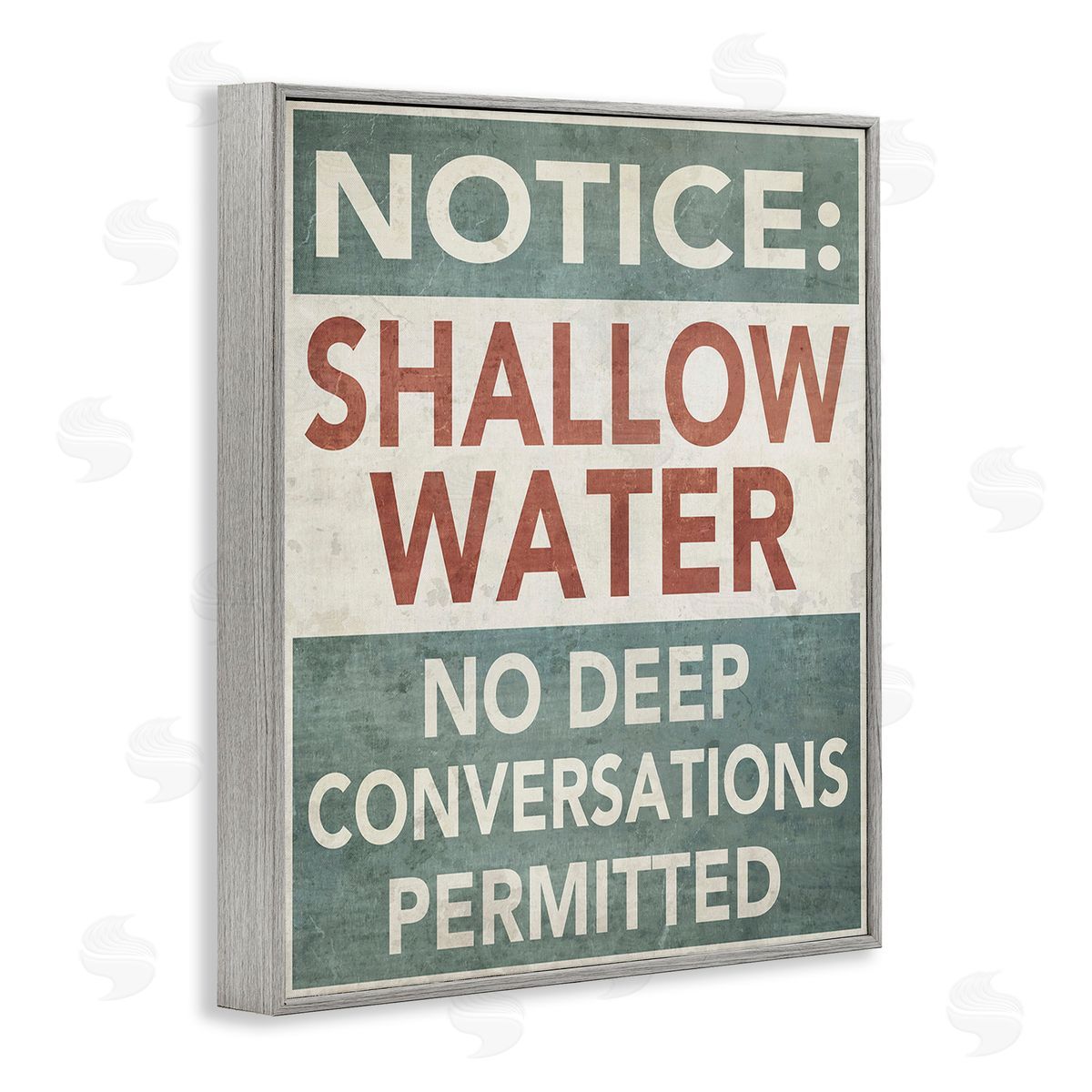 Graffitee Studios Vintage Shallow Water Phrase