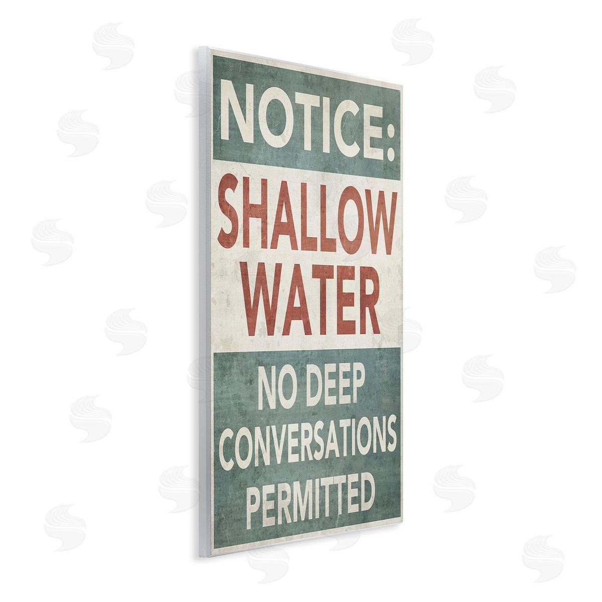 Graffitee Studios Vintage Shallow Water Phrase