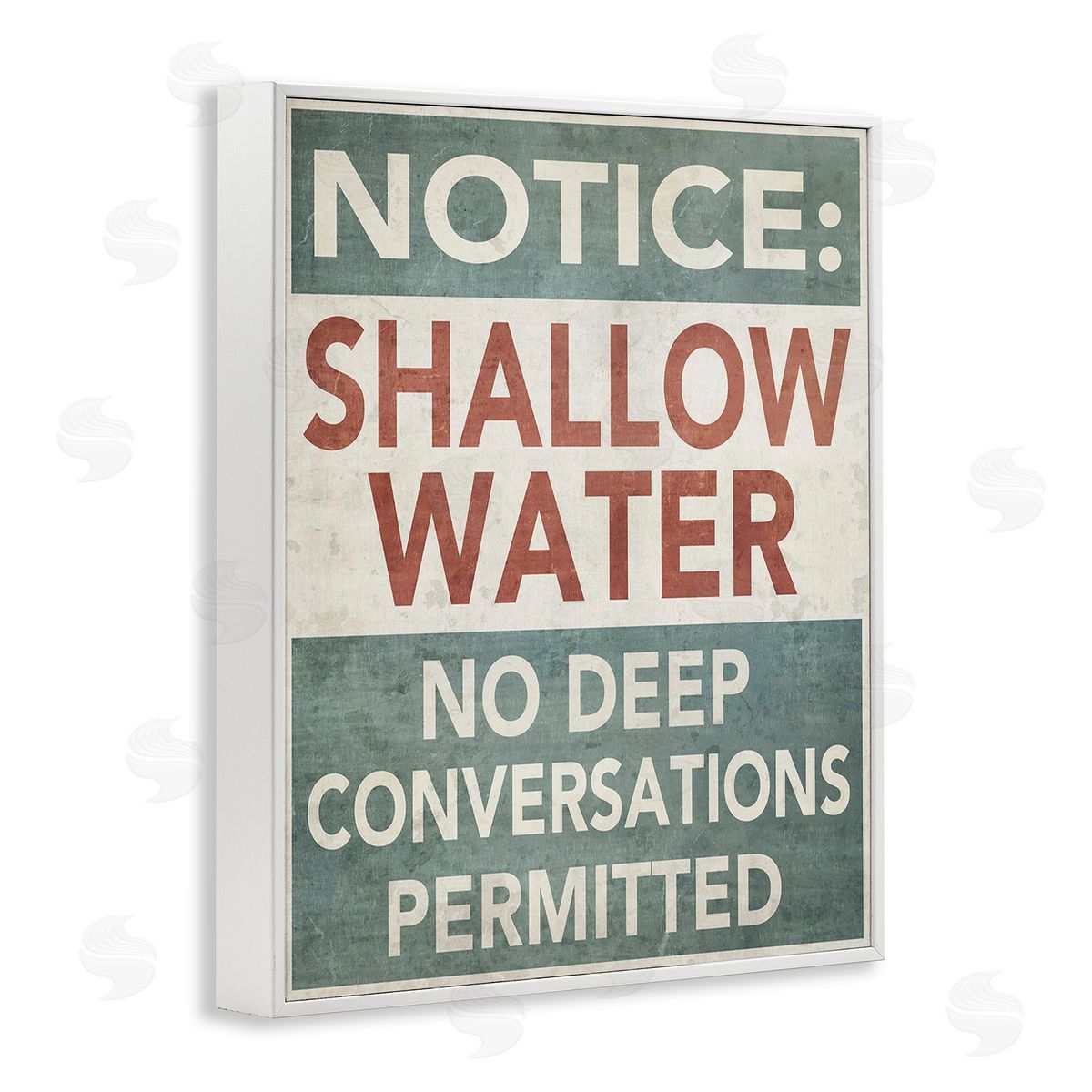 Graffitee Studios Vintage Shallow Water Phrase