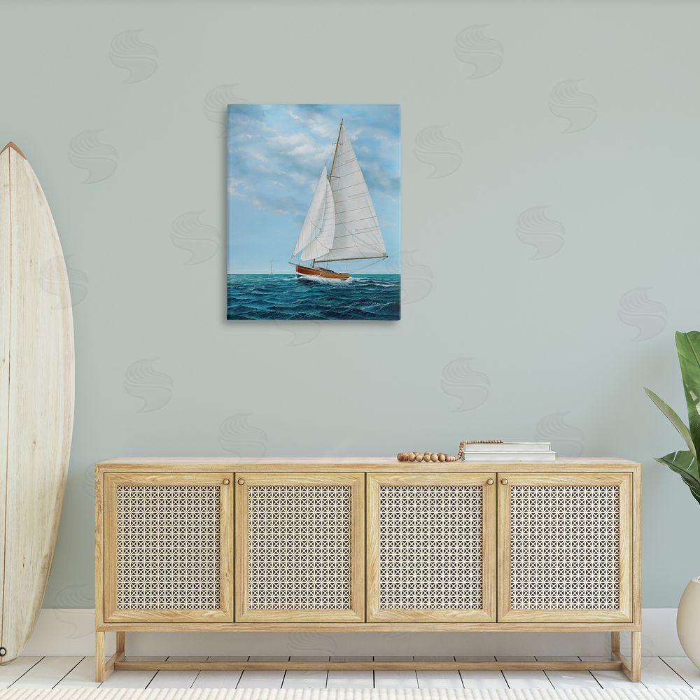 Max Maxx Nautical Sailboat Waves