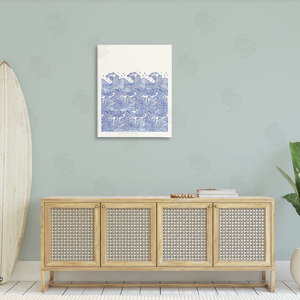 Marie le Moal Abstract Curving Waves