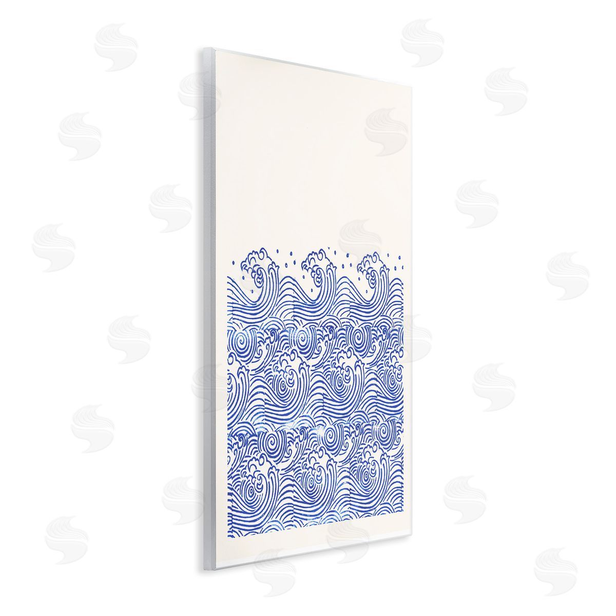 Marie le Moal Abstract Curving Waves