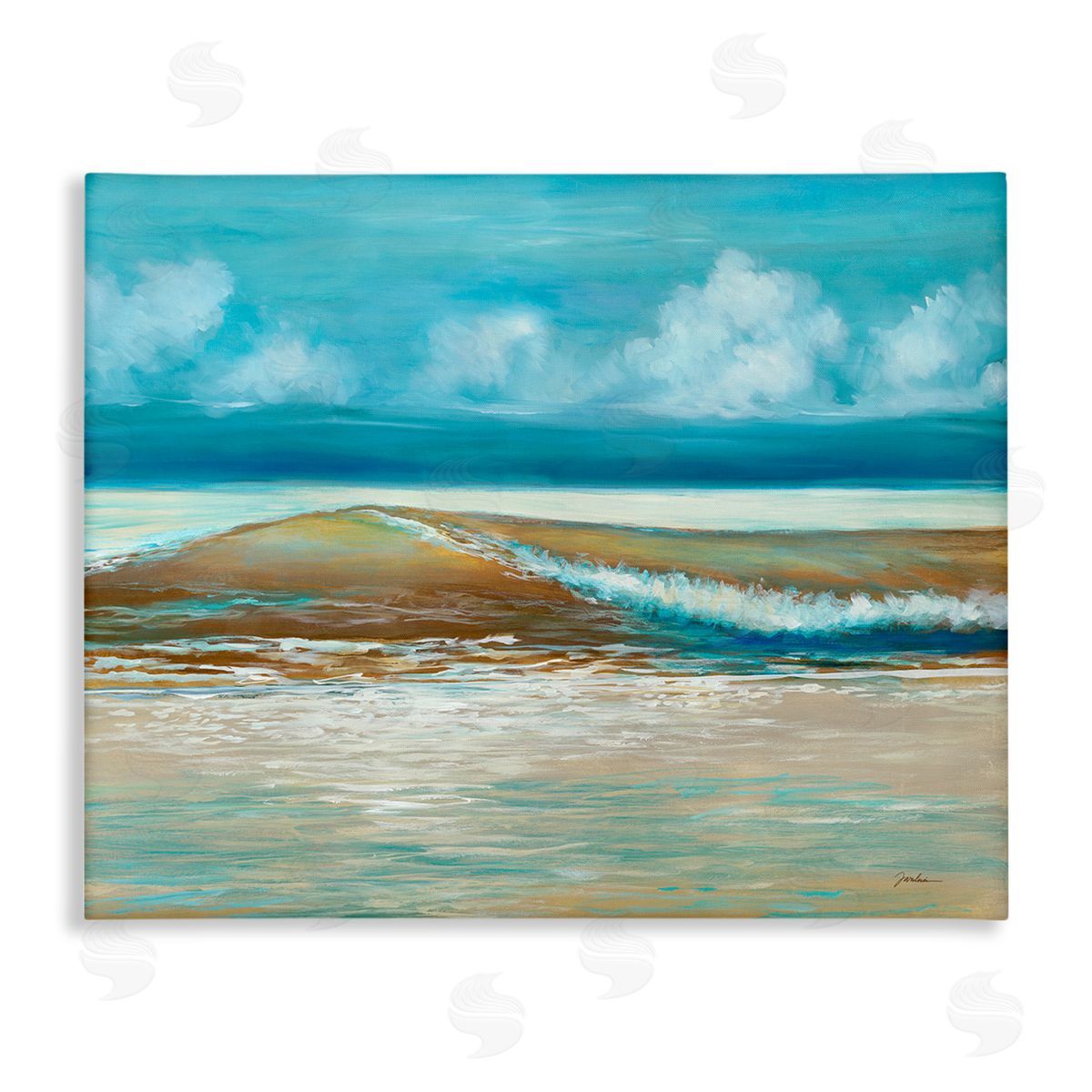 Liz Jardine Modern Rolling Sea Waves