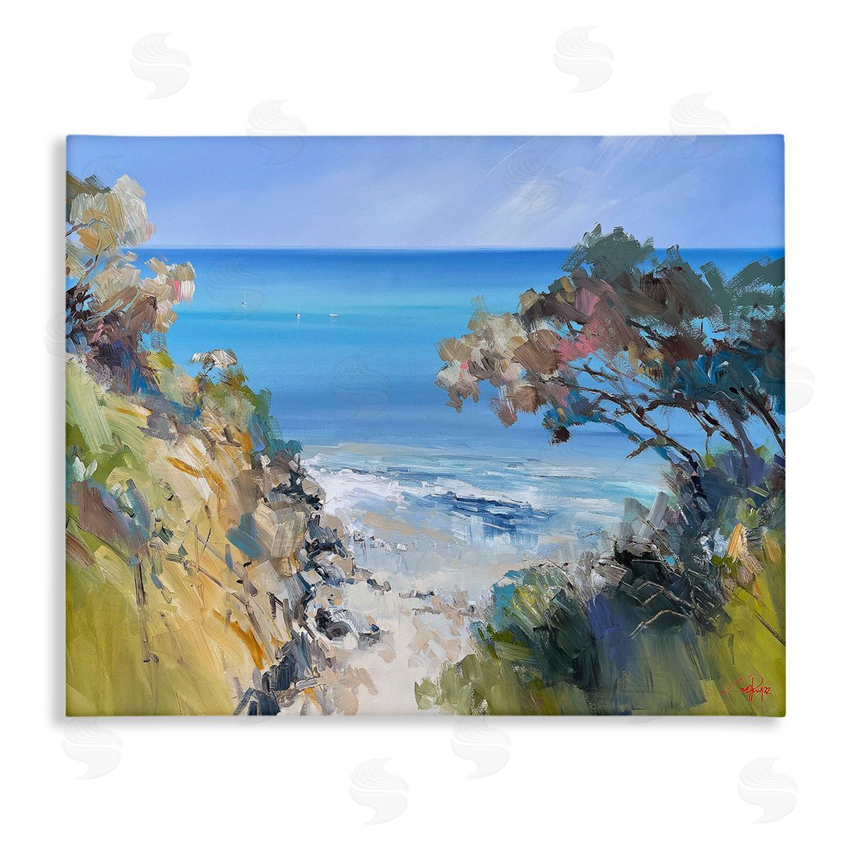 Craig Trewin Penny Beach Cliffs Abstraction