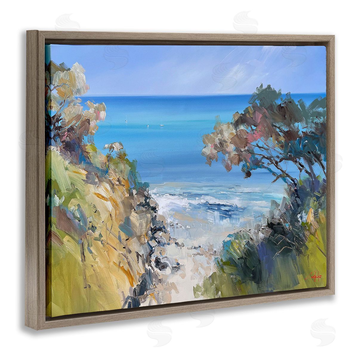 Craig Trewin Penny Beach Cliffs Abstraction