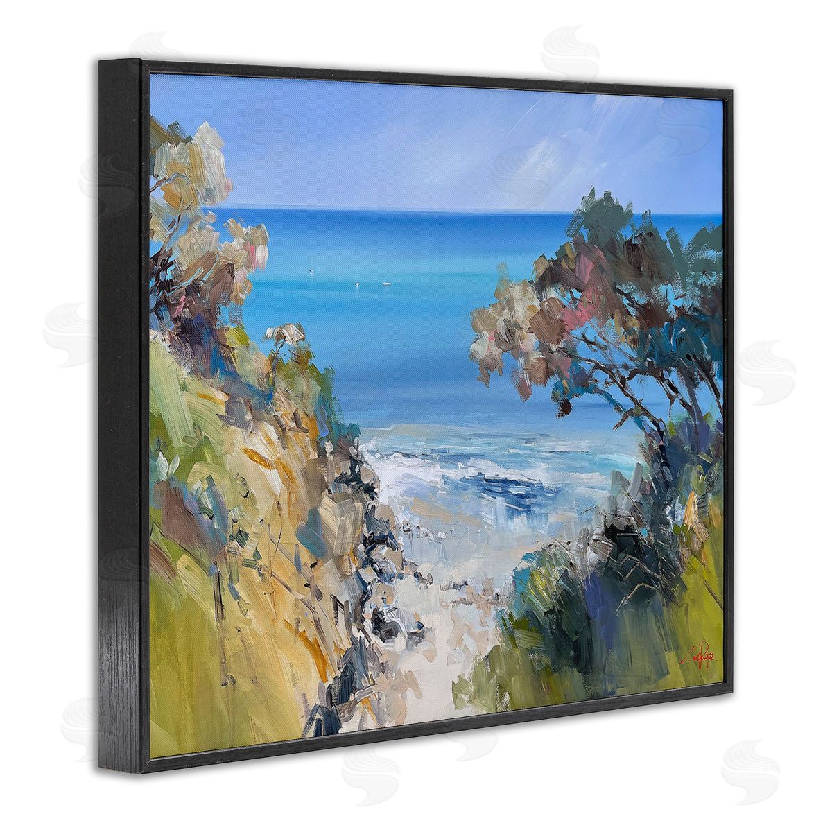 Craig Trewin Penny Beach Cliffs Abstraction