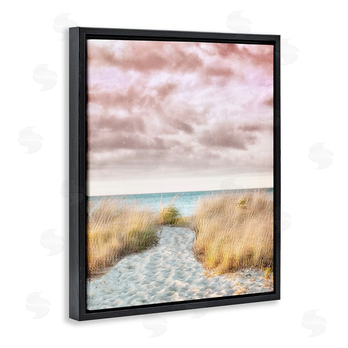 Brooke T. Ryan Beach Path with Pink Sky