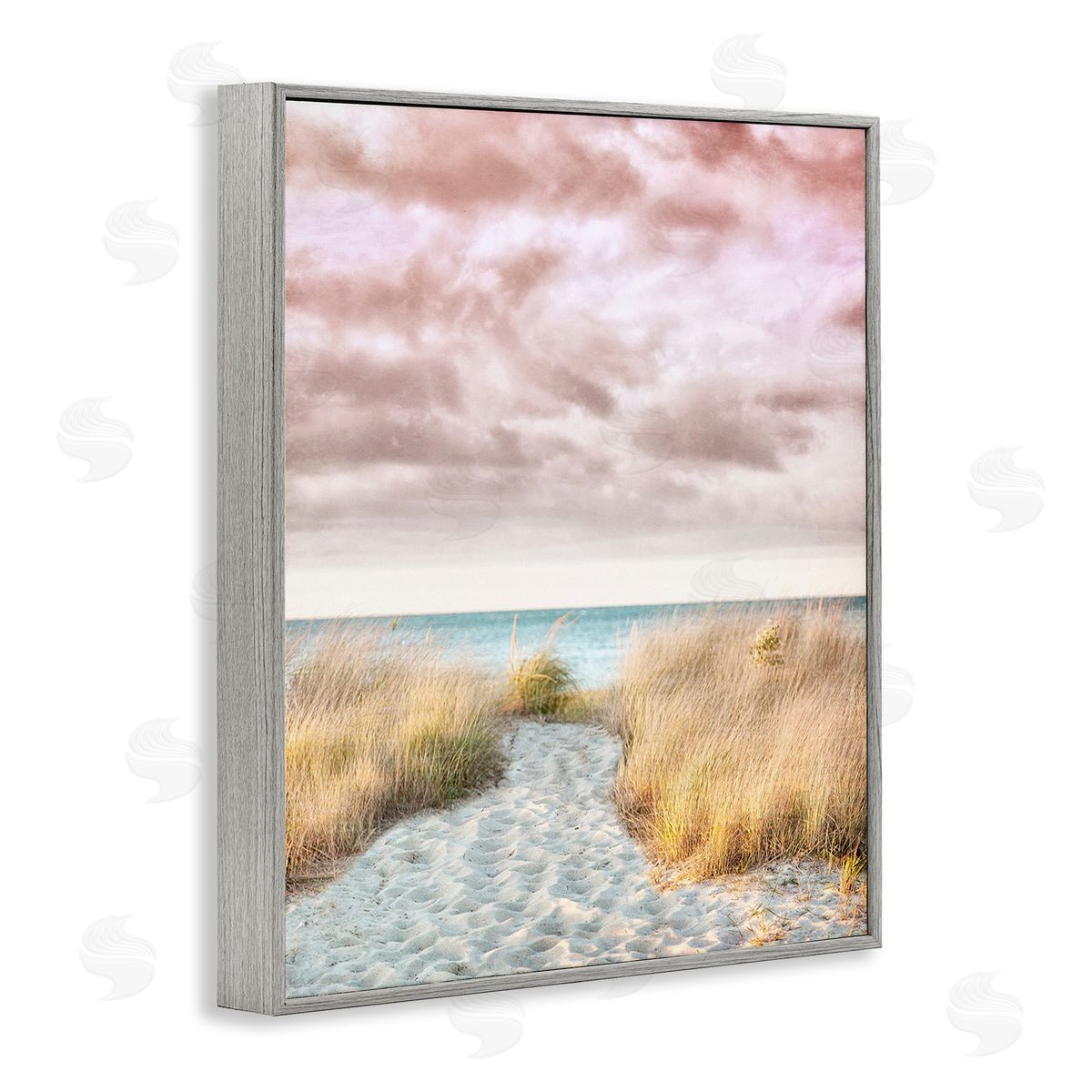 Brooke T. Ryan Beach Path with Pink Sky