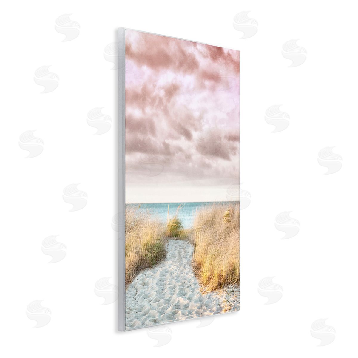 Brooke T. Ryan Beach Path with Pink Sky