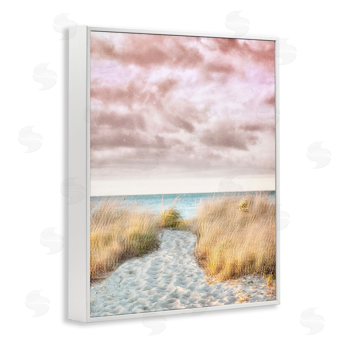 Brooke T. Ryan Beach Path with Pink Sky