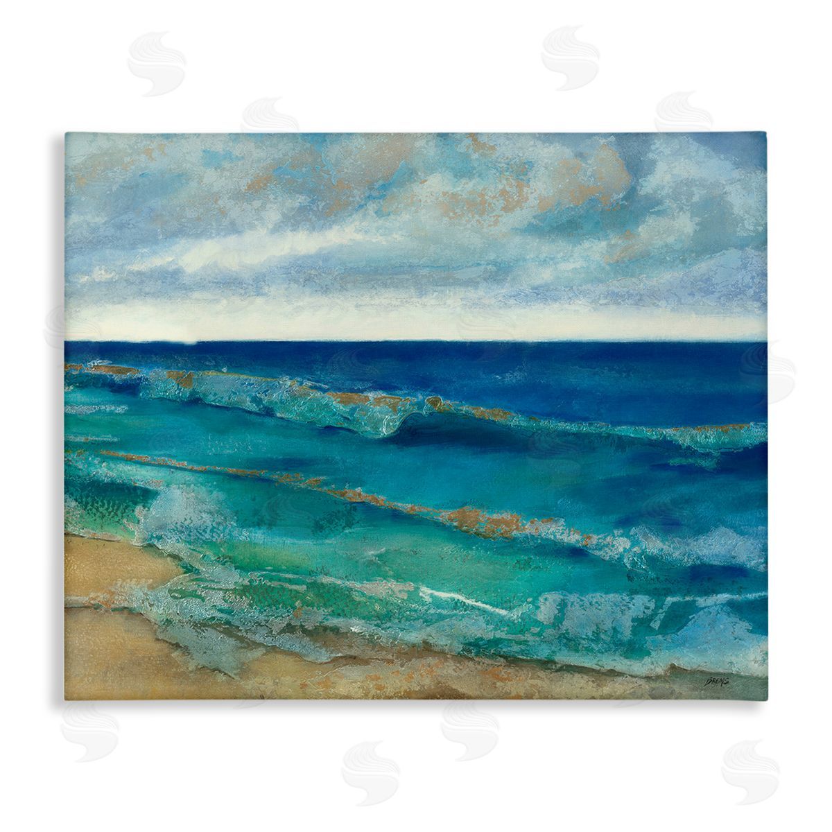 Scott Brems Abstract Pattern Beach