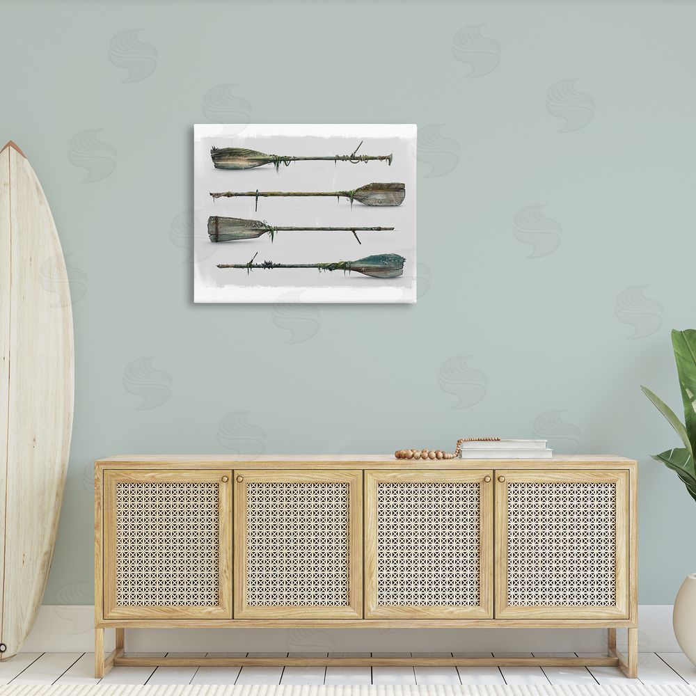 Vlad Mel Vintage Nautical Boat Oars