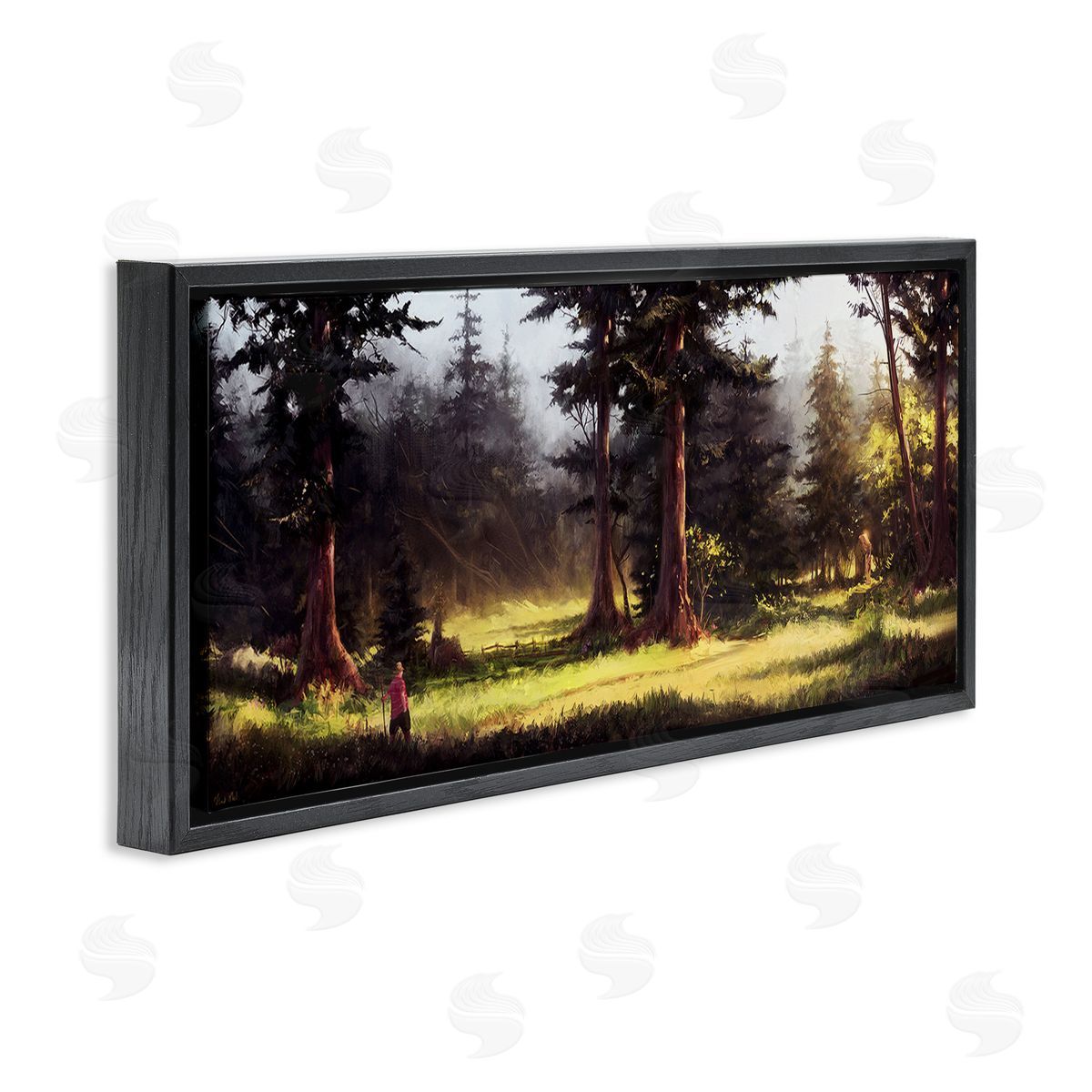 Vlad Mel Hiker in Sunlit Grove