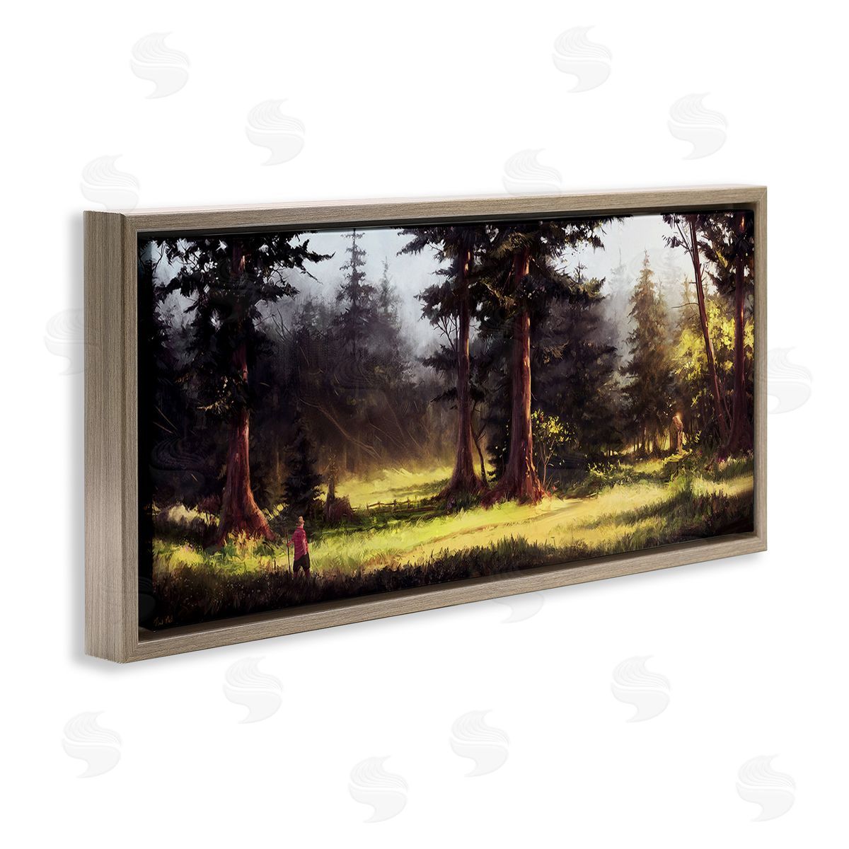 Vlad Mel Hiker in Sunlit Grove