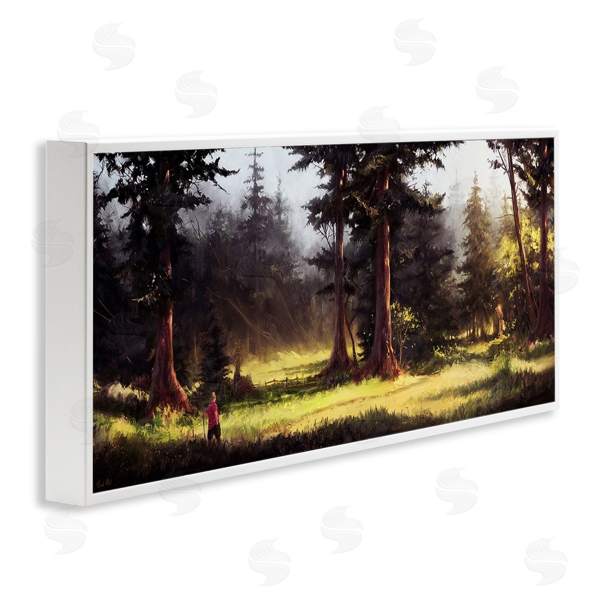 Vlad Mel Hiker in Sunlit Grove