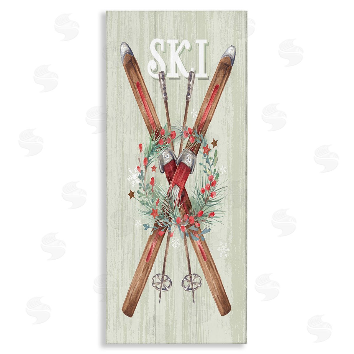 Courtney Morgenstern Rustic Winter Skis
