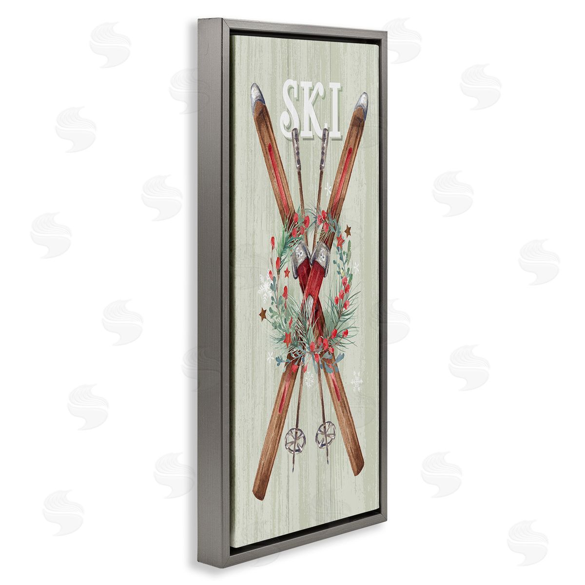 Courtney Morgenstern Rustic Winter Skis