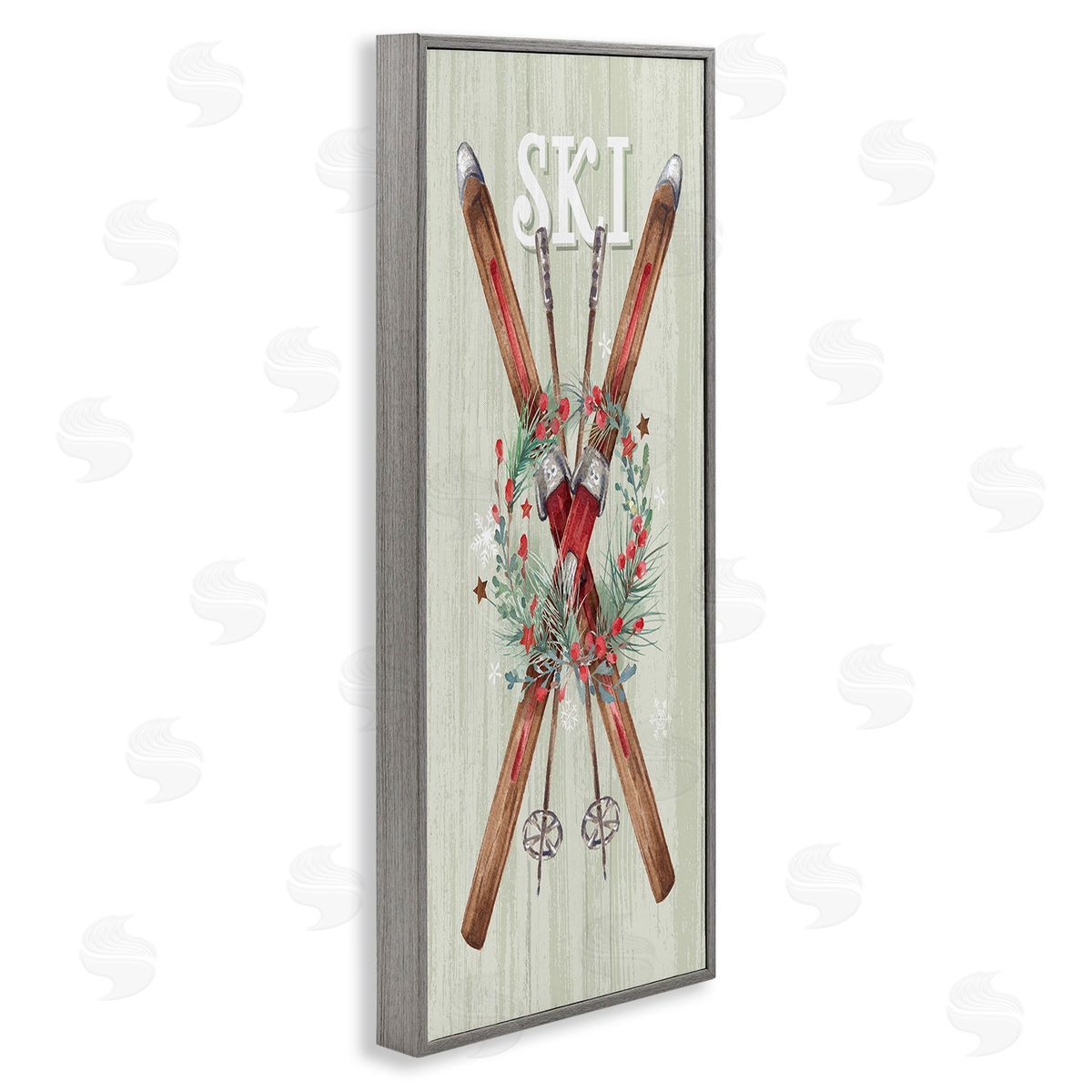 Courtney Morgenstern Rustic Winter Skis