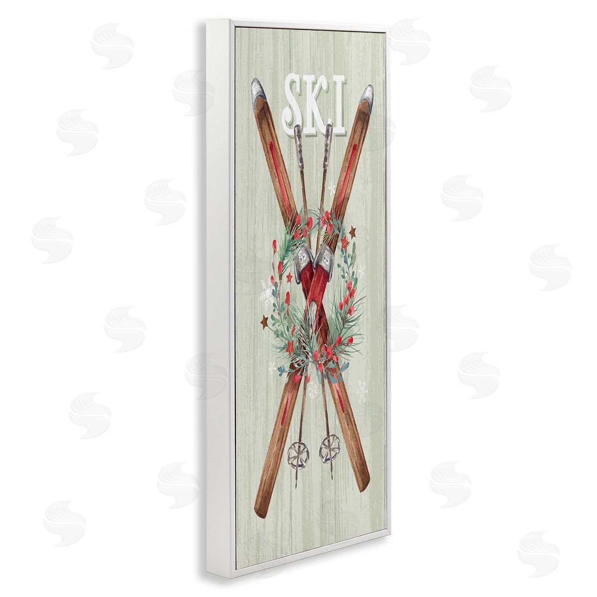 Courtney Morgenstern Rustic Winter Skis