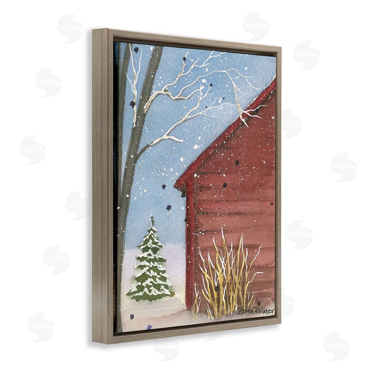 Gloria Palmer Winter Snowy Cabin