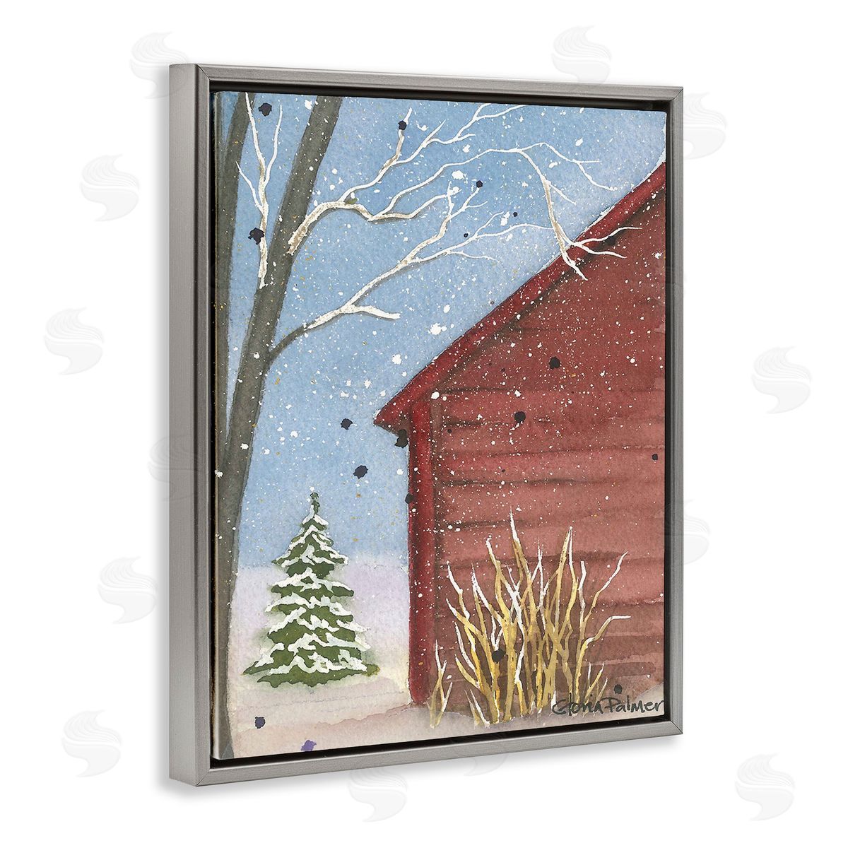 Gloria Palmer Winter Snowy Cabin