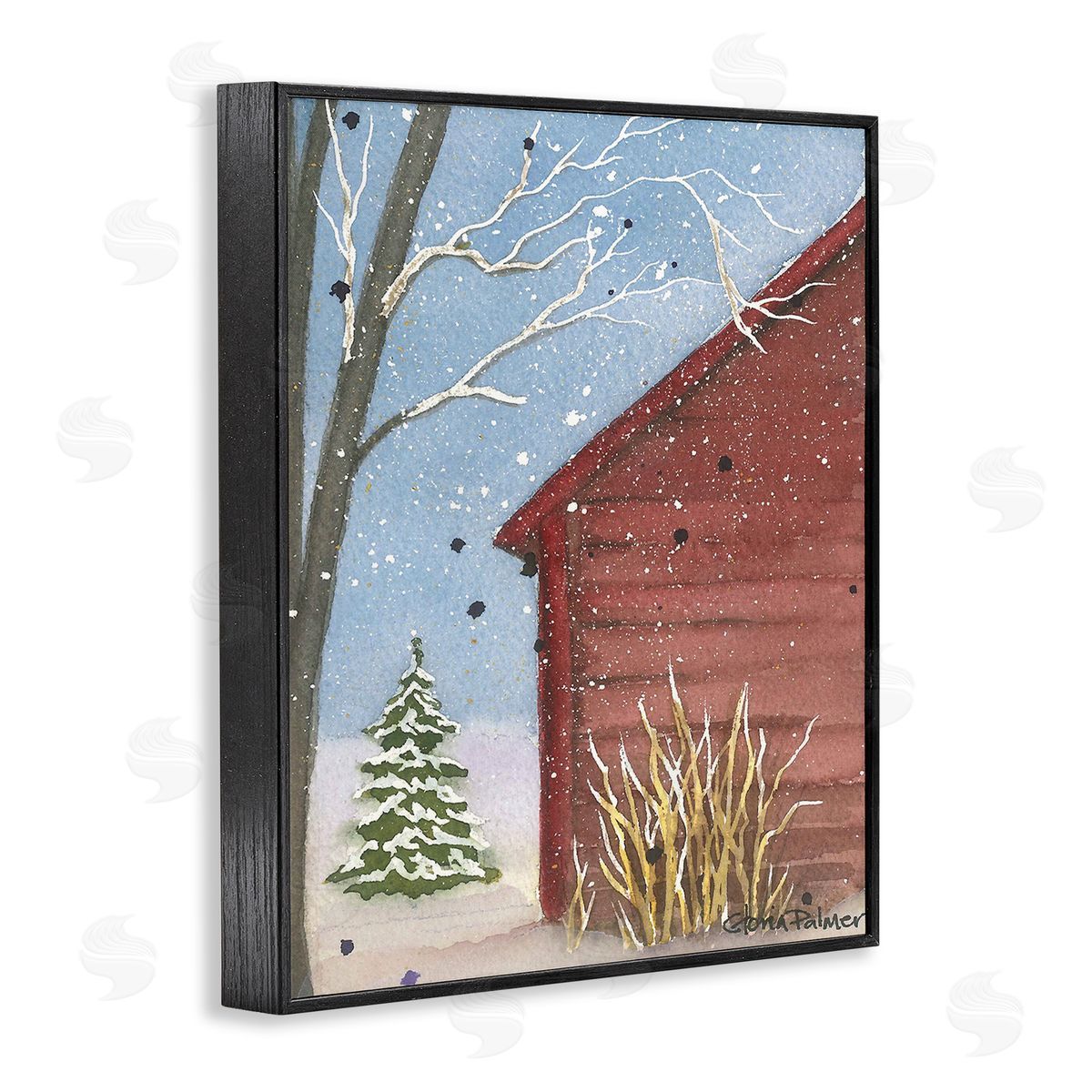 Gloria Palmer Winter Snowy Cabin