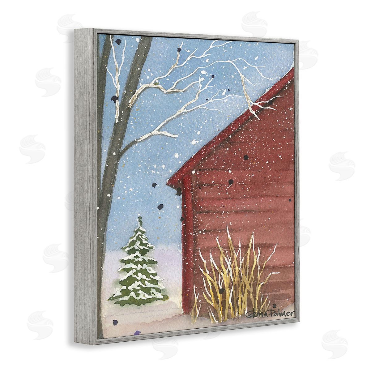 Gloria Palmer Winter Snowy Cabin