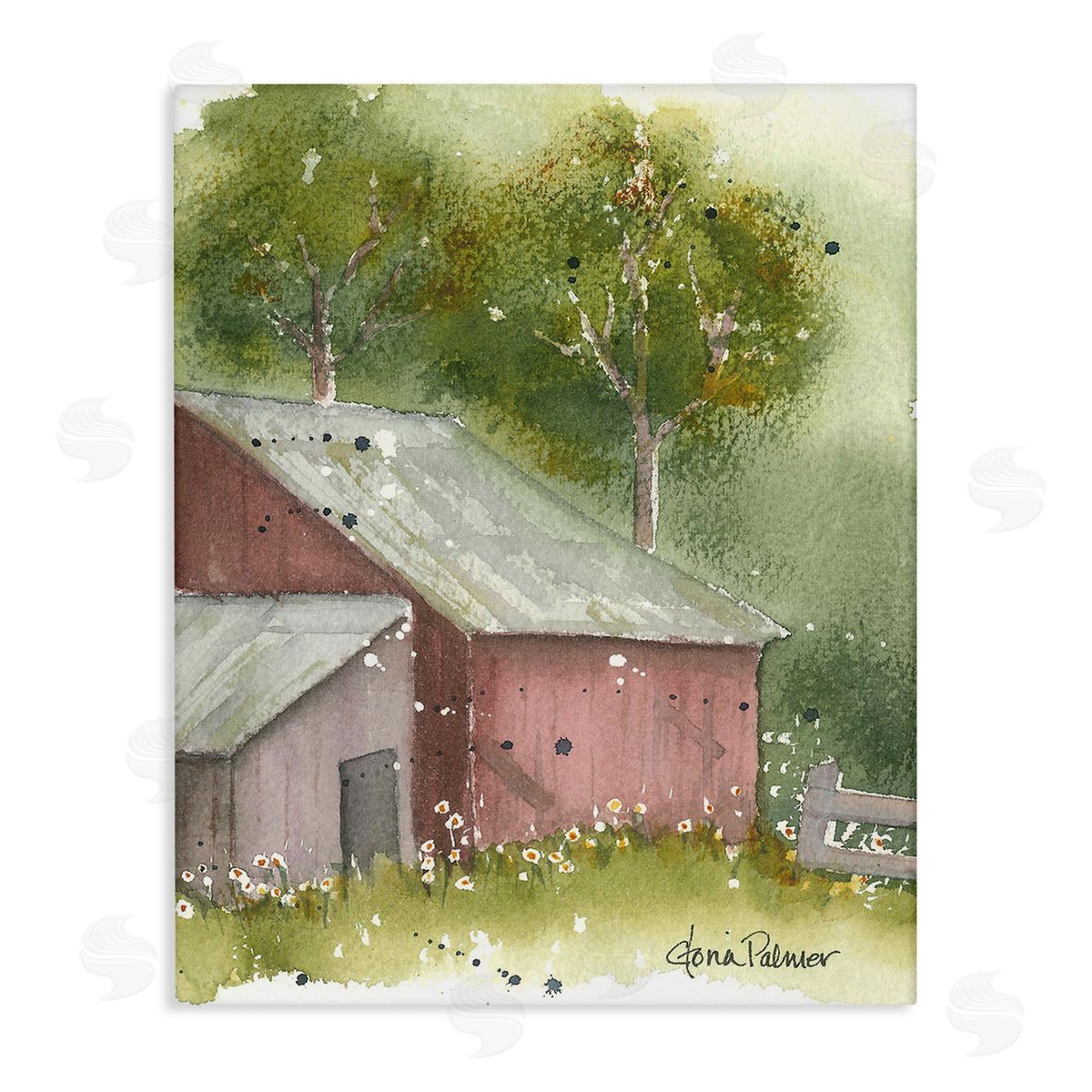 Gloria Palmer Barn with Spring Florals