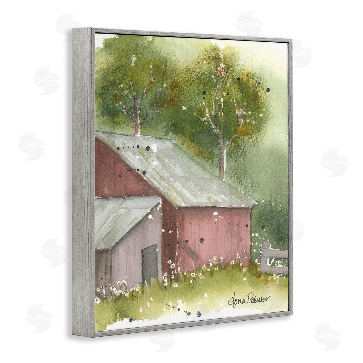 Gloria Palmer Barn with Spring Florals