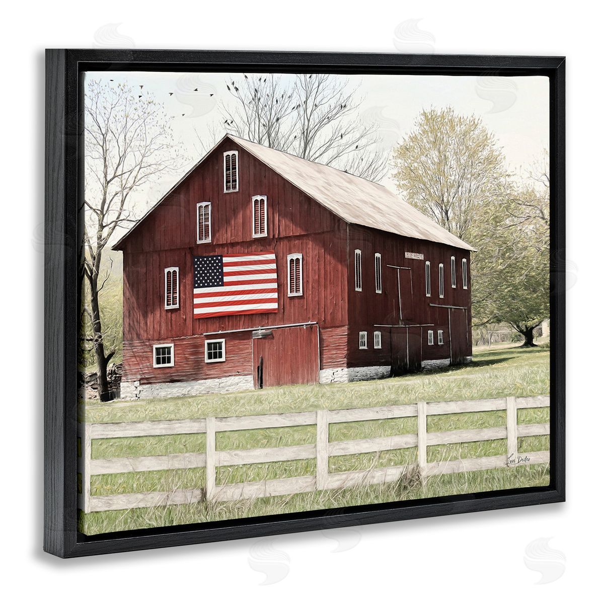 Lori Deiter Patriotic Barn Flag