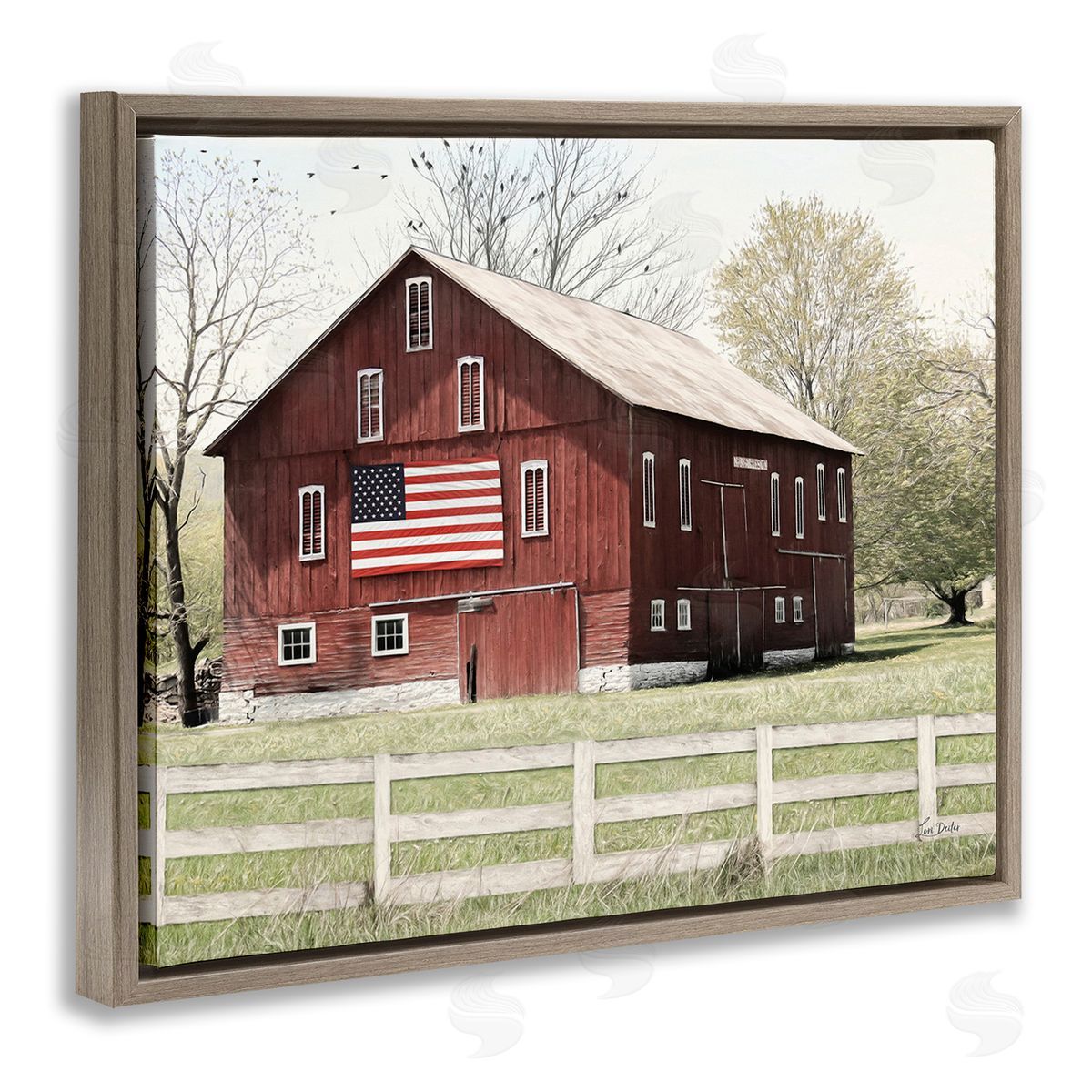 Lori Deiter Patriotic Barn Flag