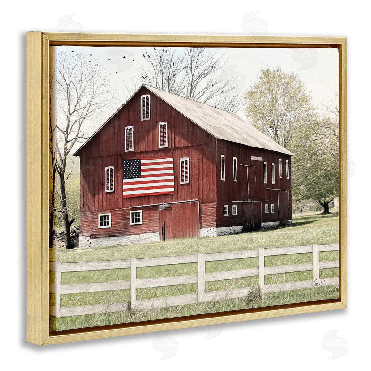 Lori Deiter Patriotic Barn Flag